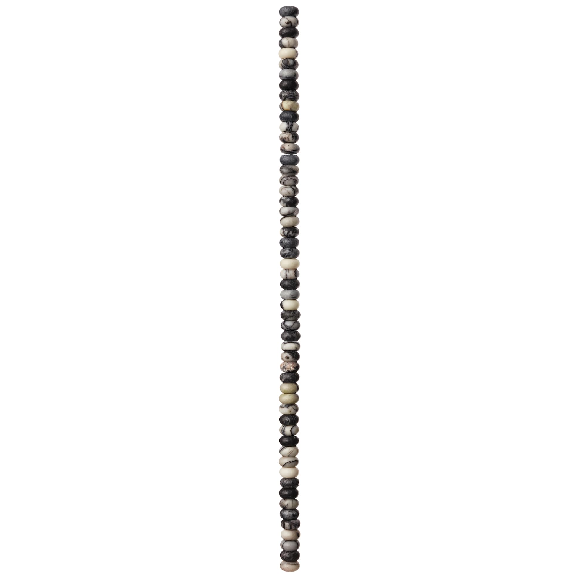 12 Pack: Black Network Rondelle Beads, 6mm by Bead Landing™